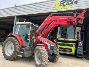 TRACTEUR MF 5 S 115 +CHARGEUR Forage wagon
